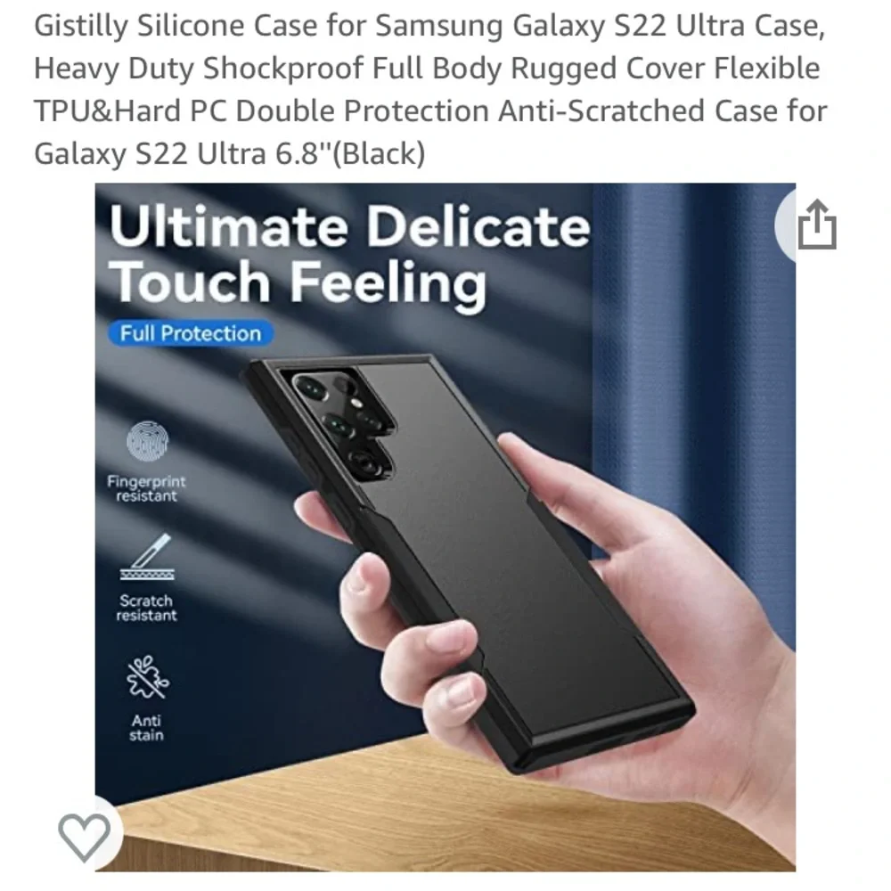 Set of 2 cases for Samsung Galaxy s22